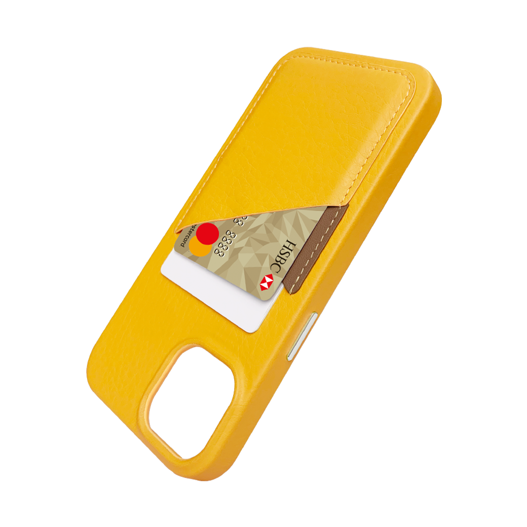 LV Leather Case for iPhone - Brown & Yellow – Yard of Deals