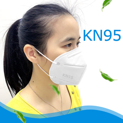 KN95 Face Mask, Disposable 5-Layer Breathing Masks, Great for Virus Protection, Earloop, 5-Ply KN95 Face Mask