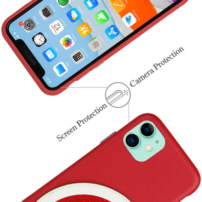 Cassenger Watermelon Series Designed for iPhone 11 Leather Case